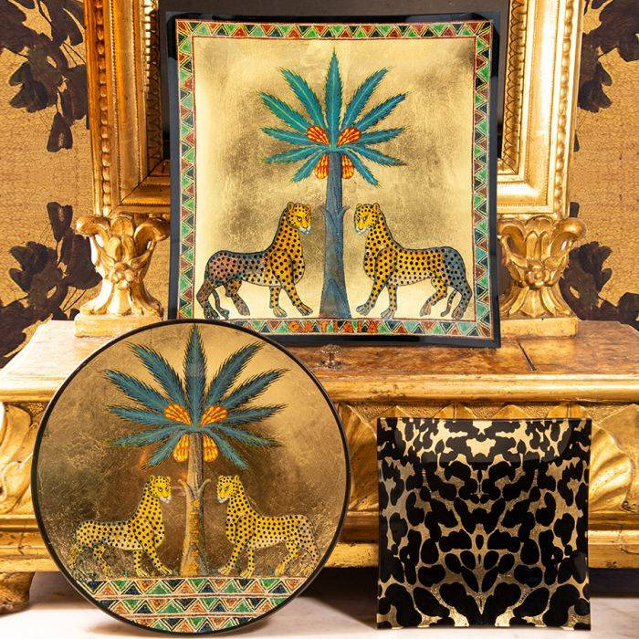 Talerz Zagara Gold Round 24cm