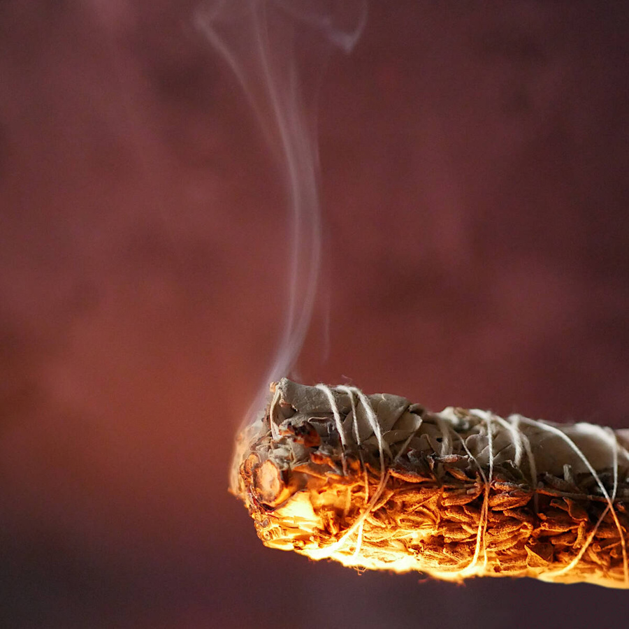 Biała szałwia i Lawenda