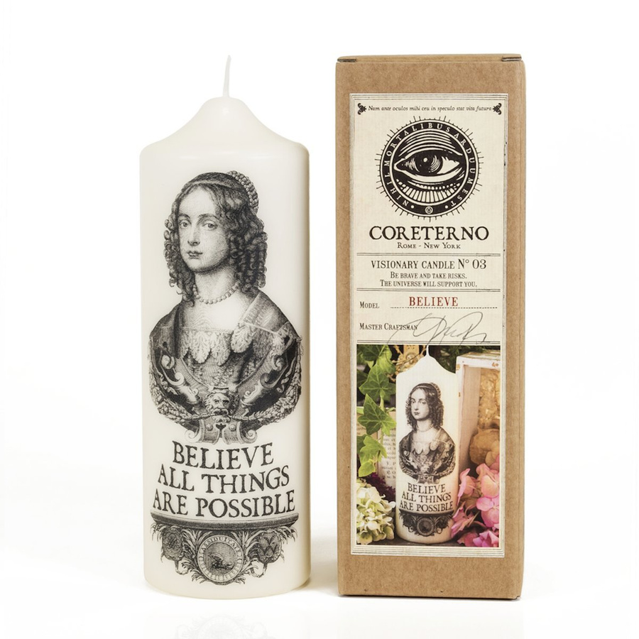 Believe Pillar Candle