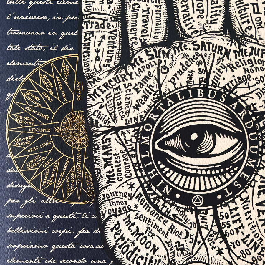 Print „Astromanzia” (42 x 60cm)