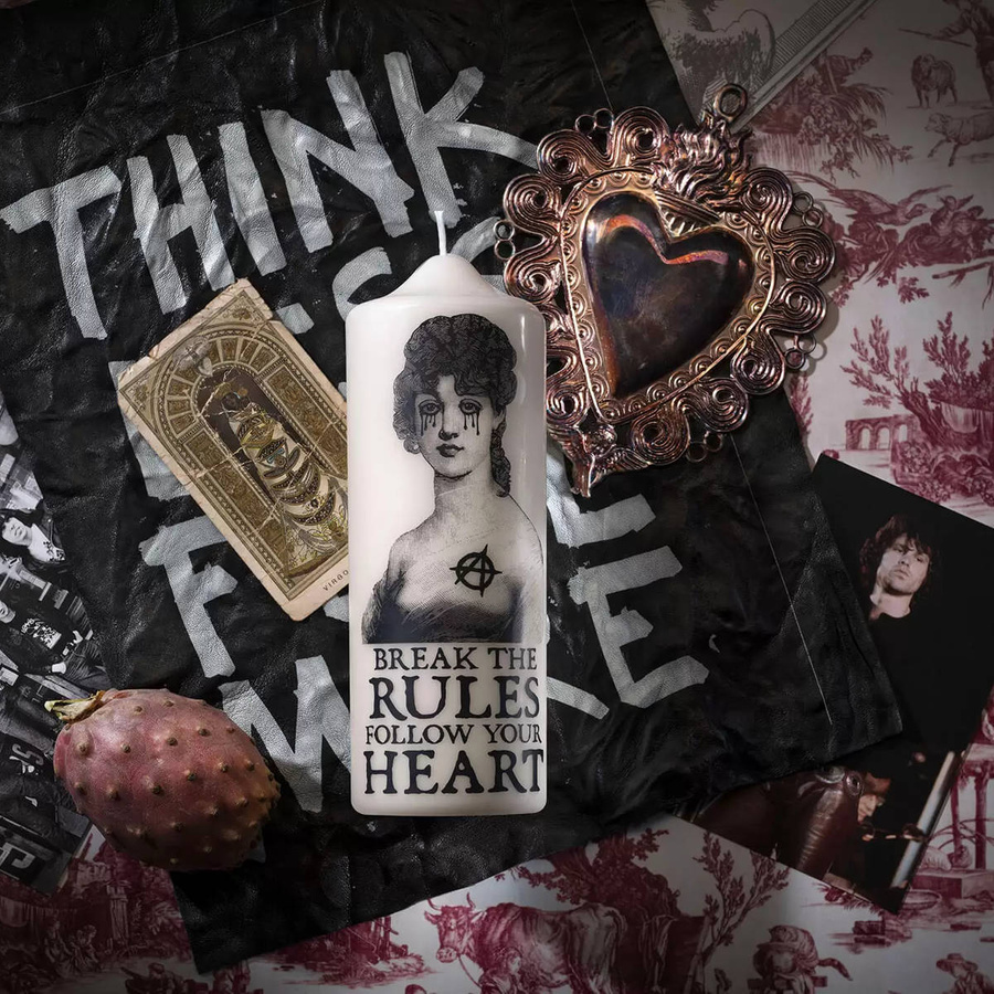 Break the Rules Pillar Candle