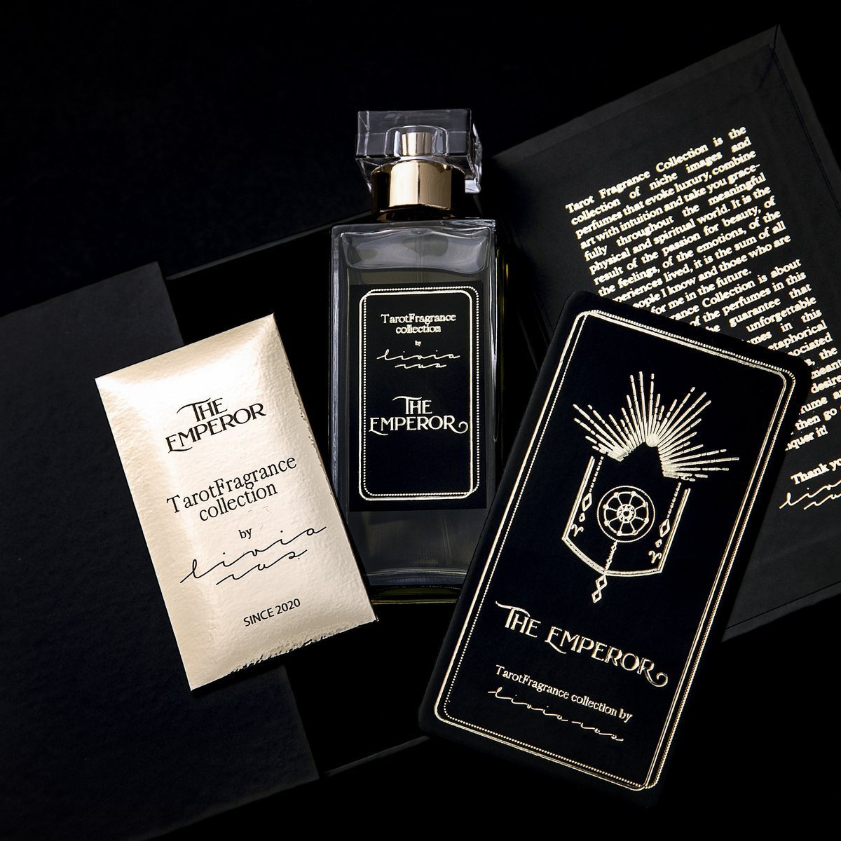 livia rus tarot fragrance collection - the emperor