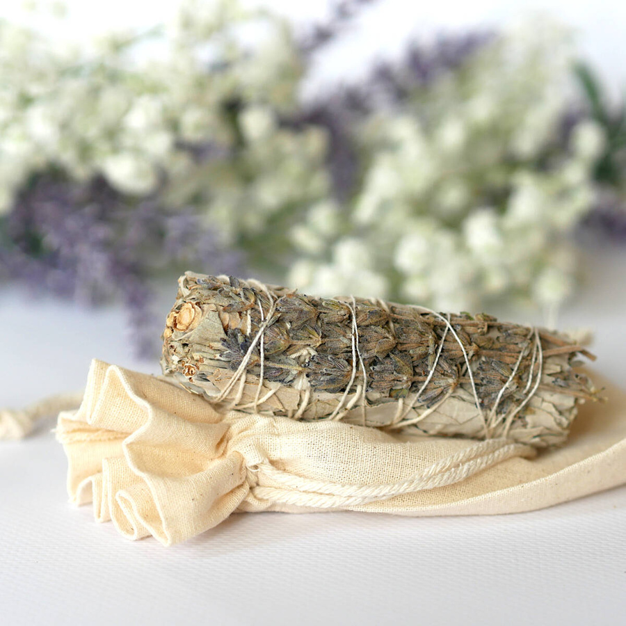 Biała szałwia i Lawenda