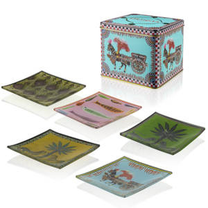 Zestaw 5 talerzyków w puszce Carretto