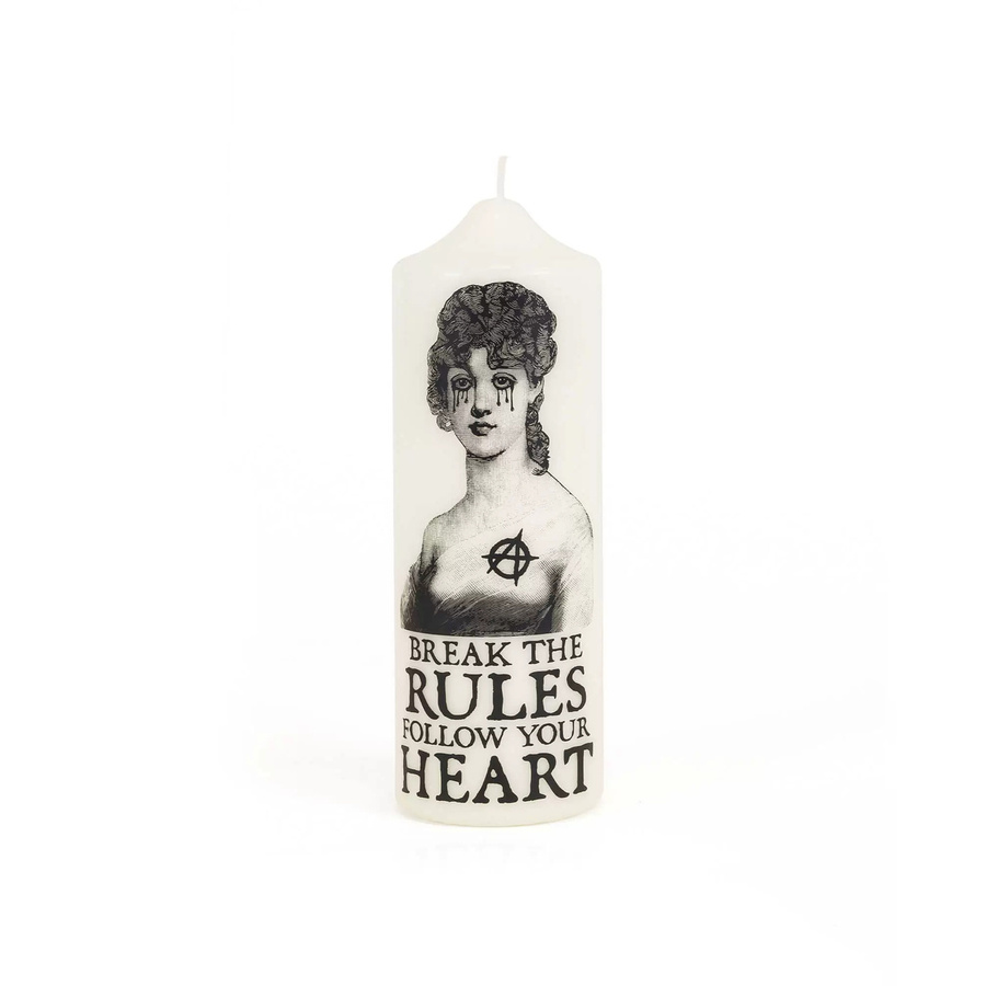 Break the Rules Pillar Candle