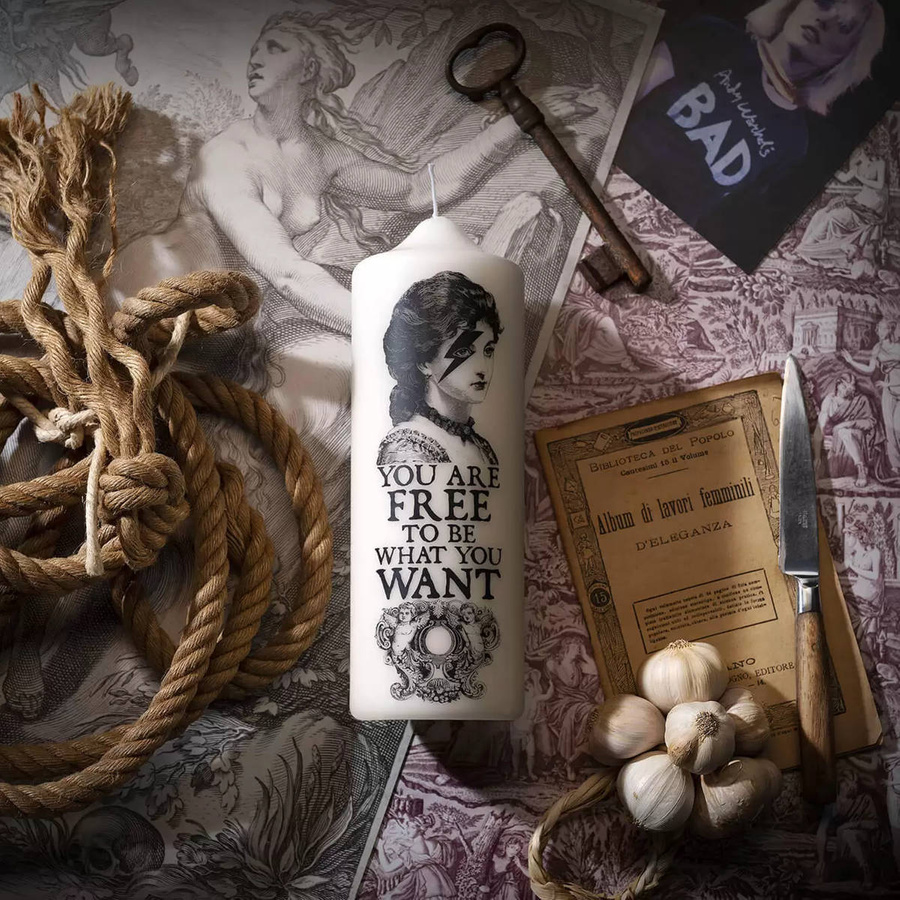 You are free Pillar Candle