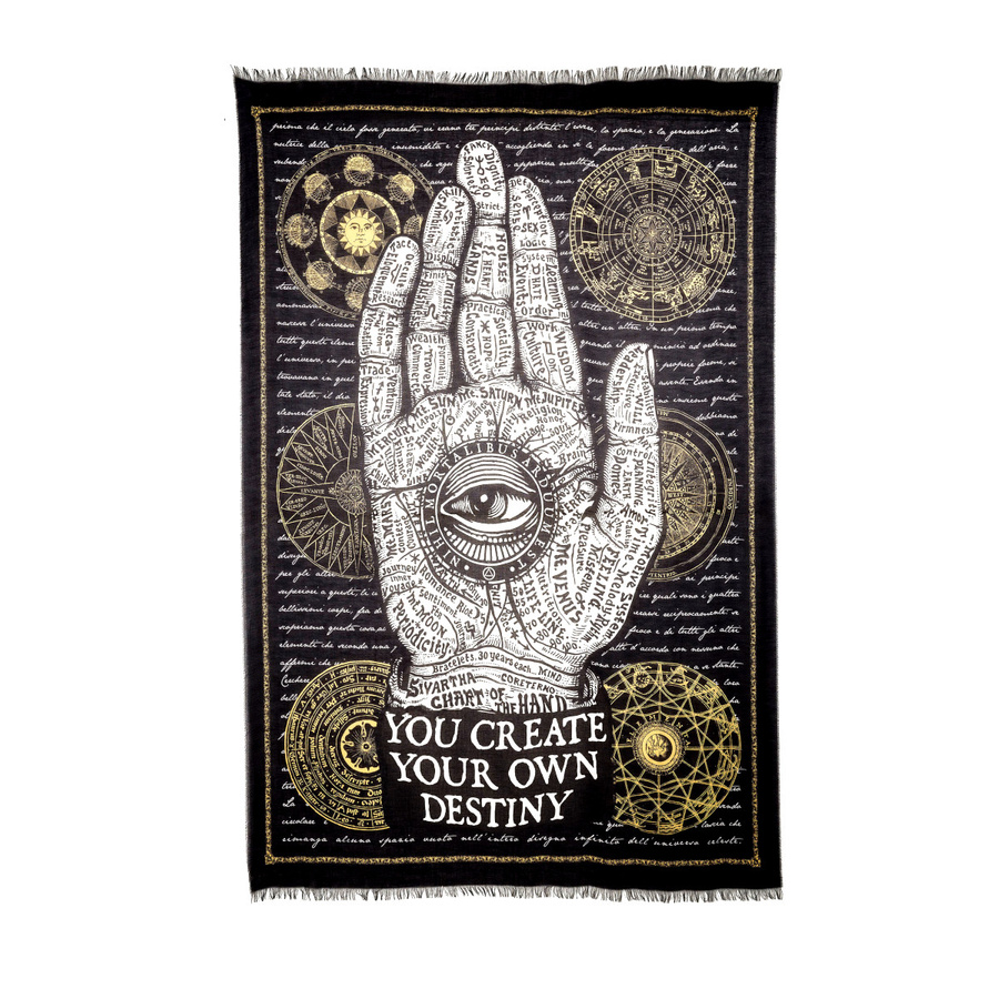 Astrohand Deep Blue Luxurious Scarf