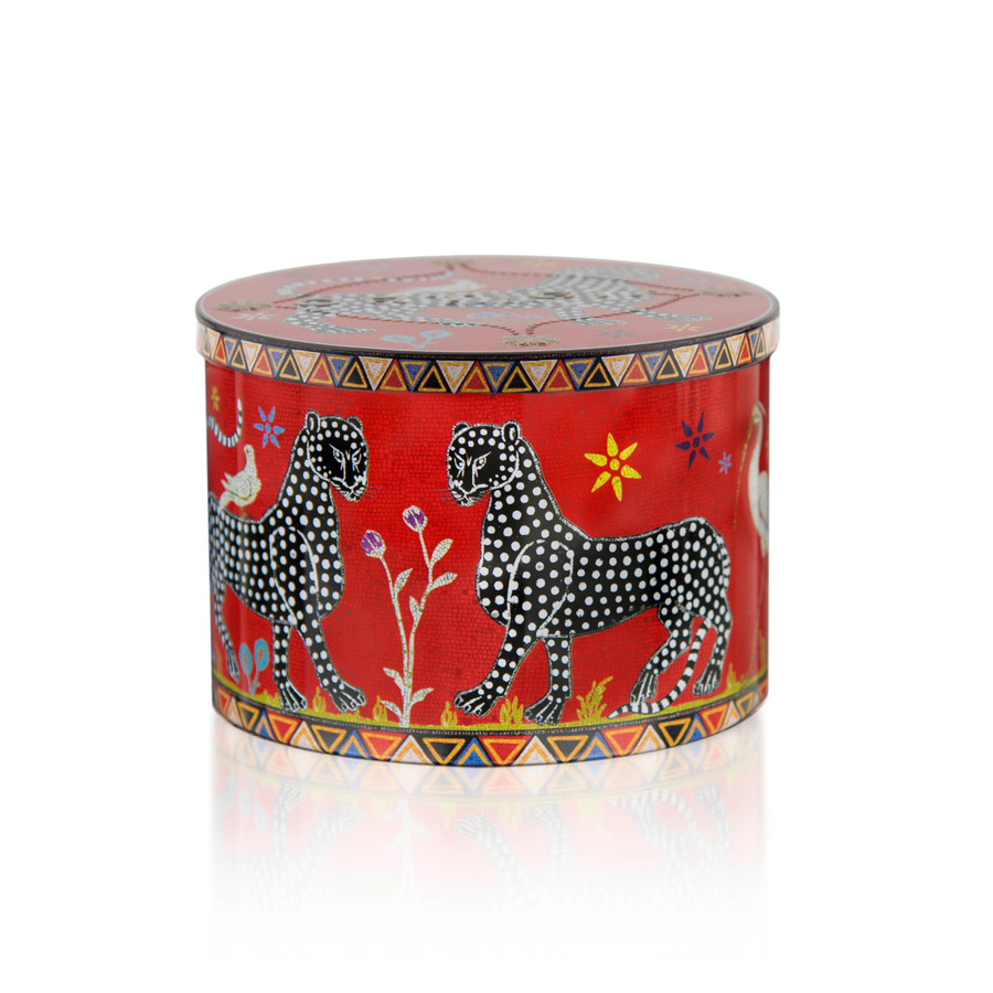 Zestaw 5 talerzyków w puszce Red