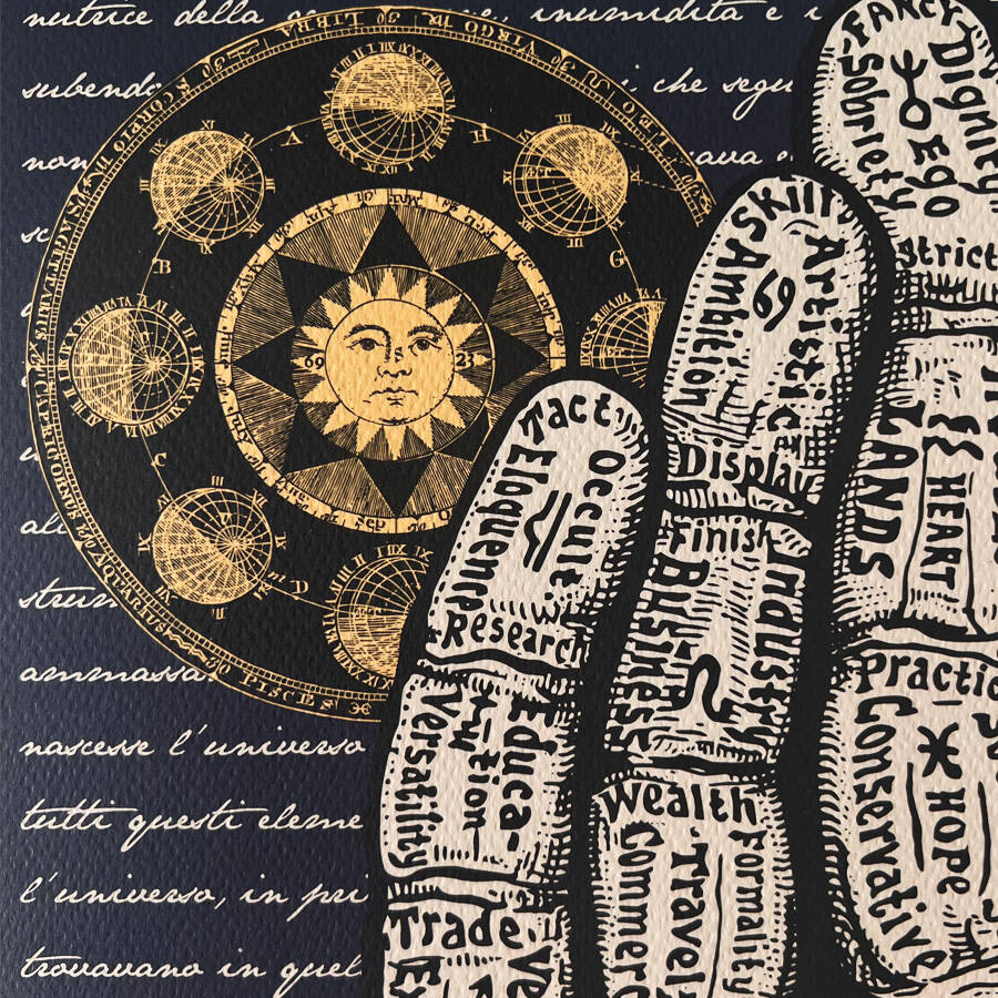 Print „Astromanzia” (42 x 60cm)