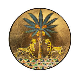 Talerz Zagara Gold Round 24cm